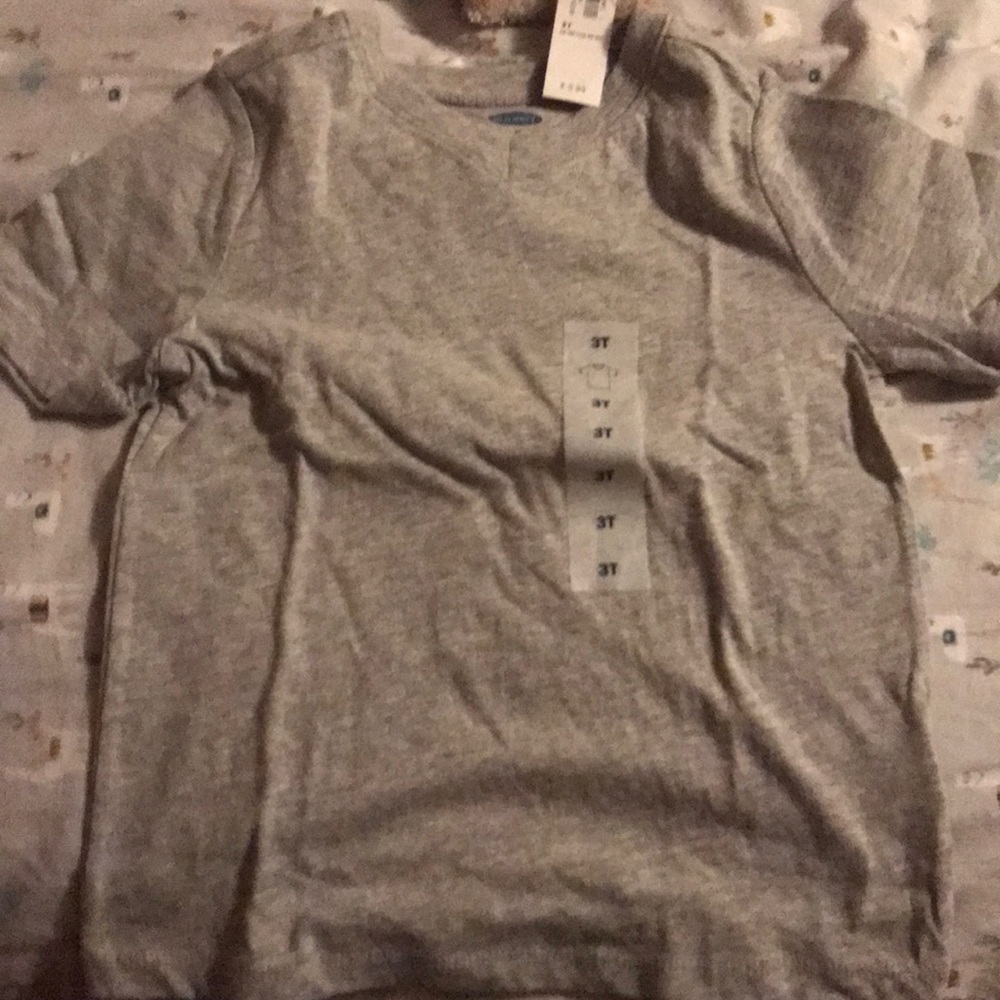 Toddler grey T-shirt, new!